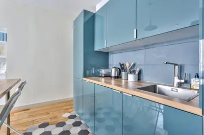 Cuisine ou kitchenette dans l'établissement Amazing 2 Rooms Flat near Bastille - An Ecoloflat