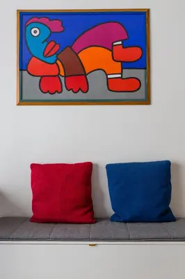 Coin salon dans l'établissement Veeve - A Pop of Colour