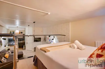 Cuisine ou kitchenette dans l'établissement 33 - Flat Av des Champs-Élysées