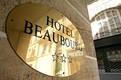 Certificat, récompense, panneau ou autre document affiché dans l'établissement Hôtel Beaubourg