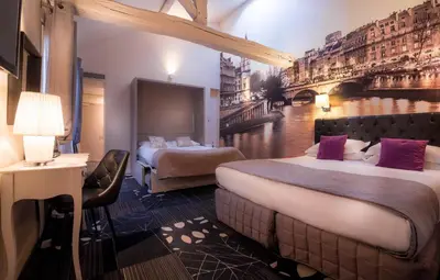 Un ou plusieurs lits dans un hébergement de l'établissement Hotel Ascot Opera