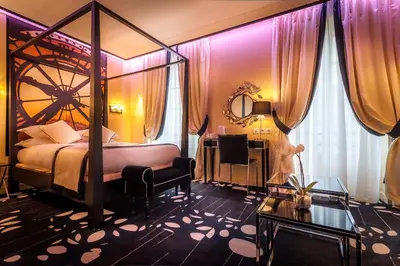 Un ou plusieurs lits dans un hébergement de l'établissement Hotel Ascot Opera