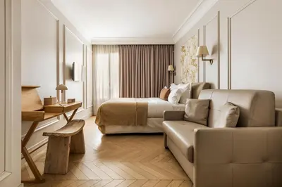 Coin salon dans l'établissement Hôtel Maison Pigalle