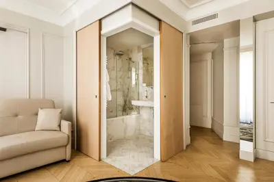 Salle de bains dans l'établissement Hôtel Maison Pigalle