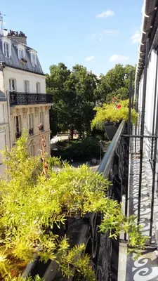 Jardin de l'établissement Hotel Best Western Anjou Lafayette
