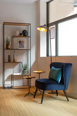 Coin salon dans l'établissement Aparthotel 37 Lodge Courbevoie Paris La Défense