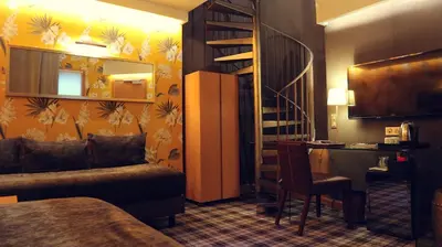 Coin salon dans l'établissement Hôtel Saint-Paul Rive-Gauche