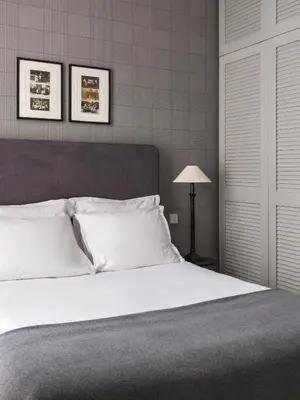 Un ou plusieurs lits dans un hébergement de l'établissement New Hotel Roblin