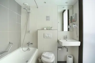 Salle de bains dans l'établissement Hotel Eiffel Capitol