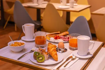 Nourriture dans l'hôtel ou à proximité