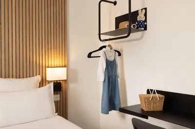 Un ou plusieurs lits dans un hébergement de l'établissement Hotel Korner Eiffel
