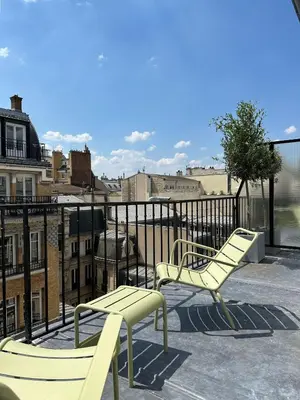 Balcon ou terrasse dans l'établissement New Hotel Opéra
