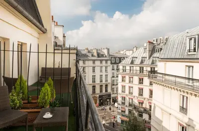 Balcon ou terrasse dans l'établissement Maison Axel Opéra Paris
