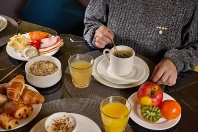 Nourriture dans l'hôtel ou à proximité