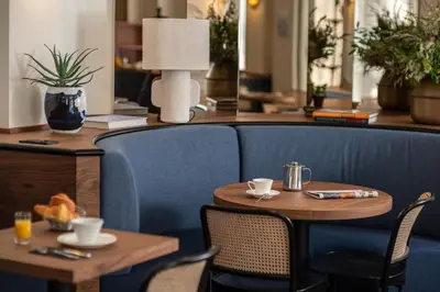 Coin salon dans l'établissement Hotel Le Friedland