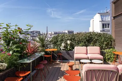 Balcon ou terrasse dans l'établissement PLEY Hotel