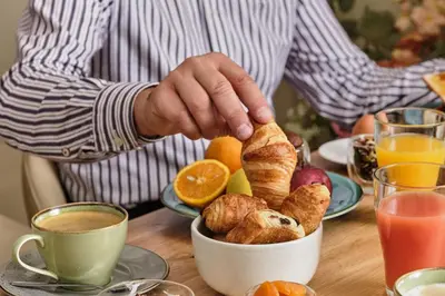 Nourriture dans l'hôtel ou à proximité