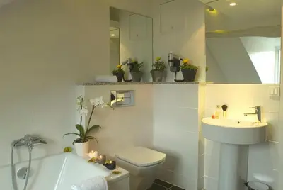 Salle de bains dans l'établissement Hôtel Claret Bercy