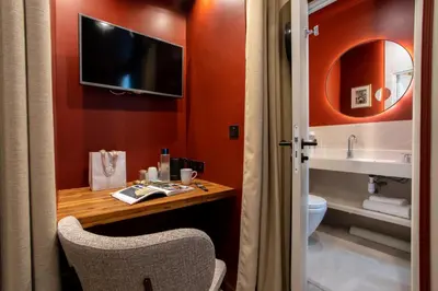 Salle de bains dans l'établissement Hotel Sacha
