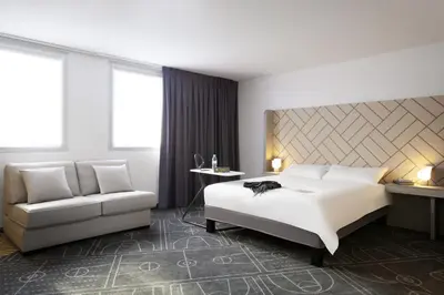Un ou plusieurs lits dans un hébergement de l'établissement Ibis Styles Paris Massena Olympiades