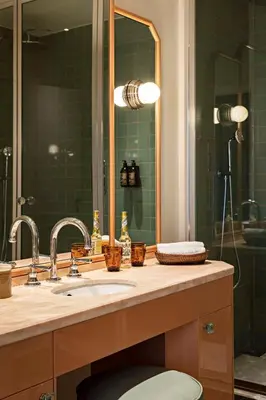 Salle de bains dans l'établissement Hotel Florida Paris