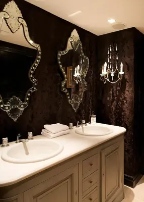 Salle de bains dans l'établissement Hôtel Chateaubriand