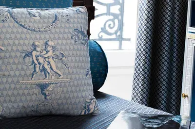 Coin salon dans l'établissement Hôtel des Grands Hommes