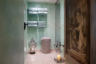 Salle de bains dans l'établissement Hotel Residence Henri IV