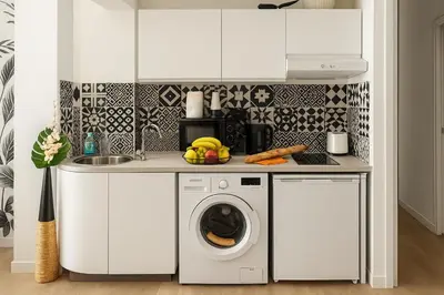 Cuisine ou kitchenette dans l'établissement Métro Gambetta