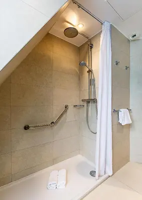 Salle de bains dans l'établissement Hotel La Manufacture
