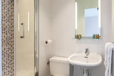 Salle de bains dans l'établissement Hotel de l'Aqueduc