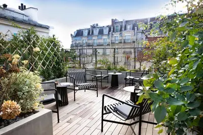 Jardin de l'établissement Hôtel du Jardin des Plantes