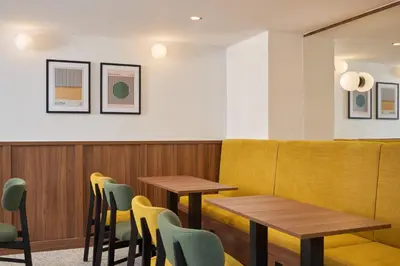 Coin salon dans l'établissement Timhotel Nation