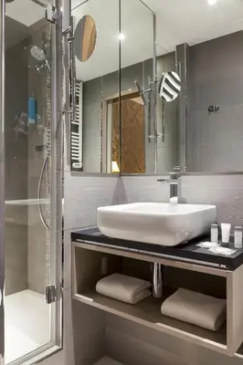 Salle de bains dans l'établissement Timhotel Tour Eiffel