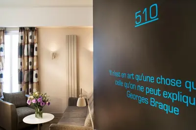 Plan de l'établissement Hôtel A La Villa des Artistes