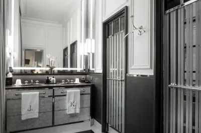 Cuisine ou kitchenette dans l'établissement J.K. Place Paris