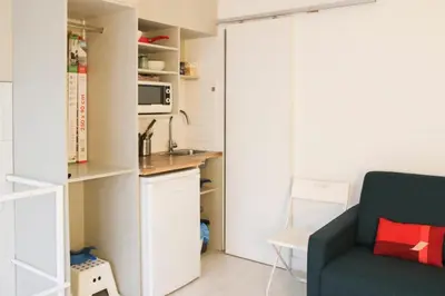 Cuisine ou kitchenette dans l'établissement Souplex - 4P - Batignolles