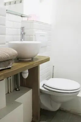 Salle de bains dans l'établissement Souplex - 4P - Batignolles