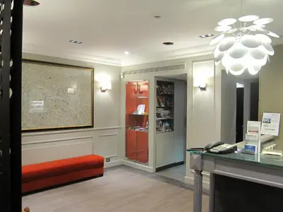 Hall ou réception de l'établissement Hôtel Harvey