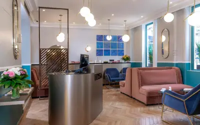 Coin salon dans l'établissement Hotel Elysa-Luxembourg