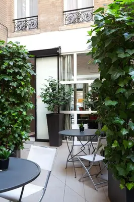 Terrasse ou espace extérieur de l'établissement Hotel Eiffel Seine