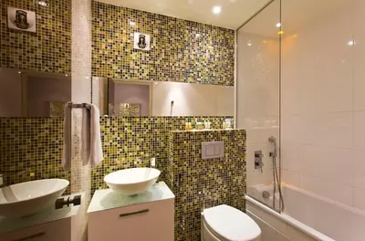 Salle de bains dans l'établissement Color Design Hotel