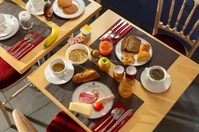 Nourriture dans l'hôtel ou à proximité