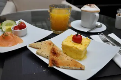 Nourriture dans l'hôtel ou à proximité