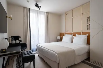 Un ou plusieurs lits dans un hébergement de l'établissement Hotel Astra Opera - Astotel