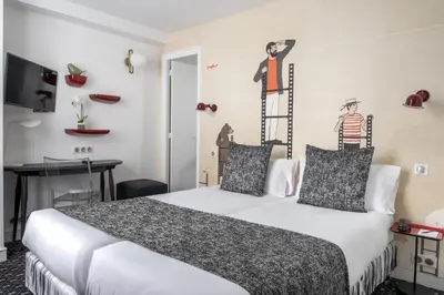 Un ou plusieurs lits dans un hébergement de l'établissement Hotel Astoria - Astotel