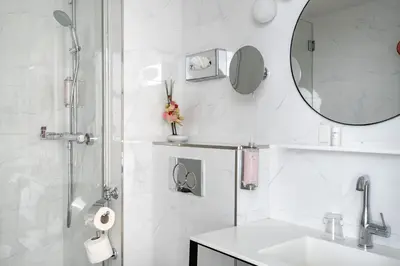 Salle de bains dans l'établissement Hotel Malte - Astotel