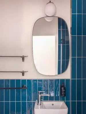 Salle de bains dans l'établissement Hôtel Biskui