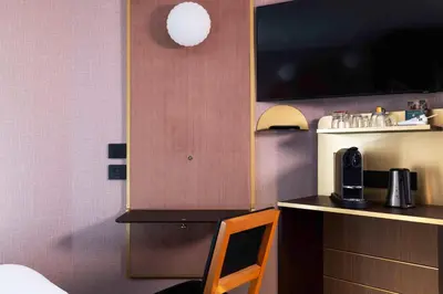 Cuisine ou kitchenette dans l'établissement Best Western Plus Bretagne Montparnasse