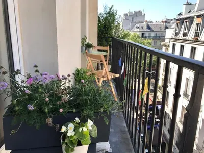 Balcon ou terrasse dans l'établissement Appartement Lombards 2 bedroom CityCosy